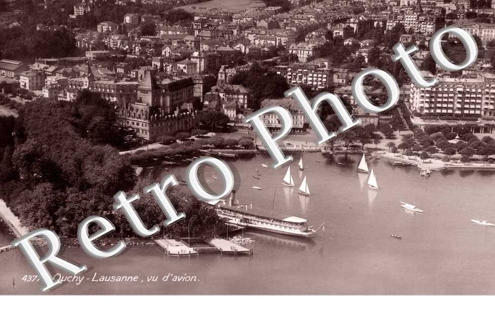 Ouchy, Lausanne, Vue d'avion