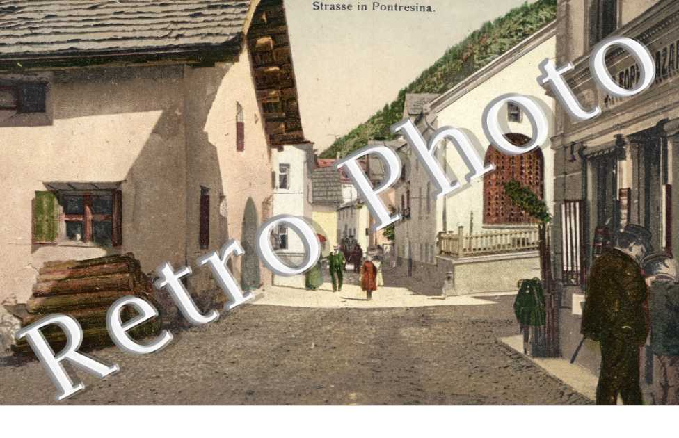 Strasse in Pontresina