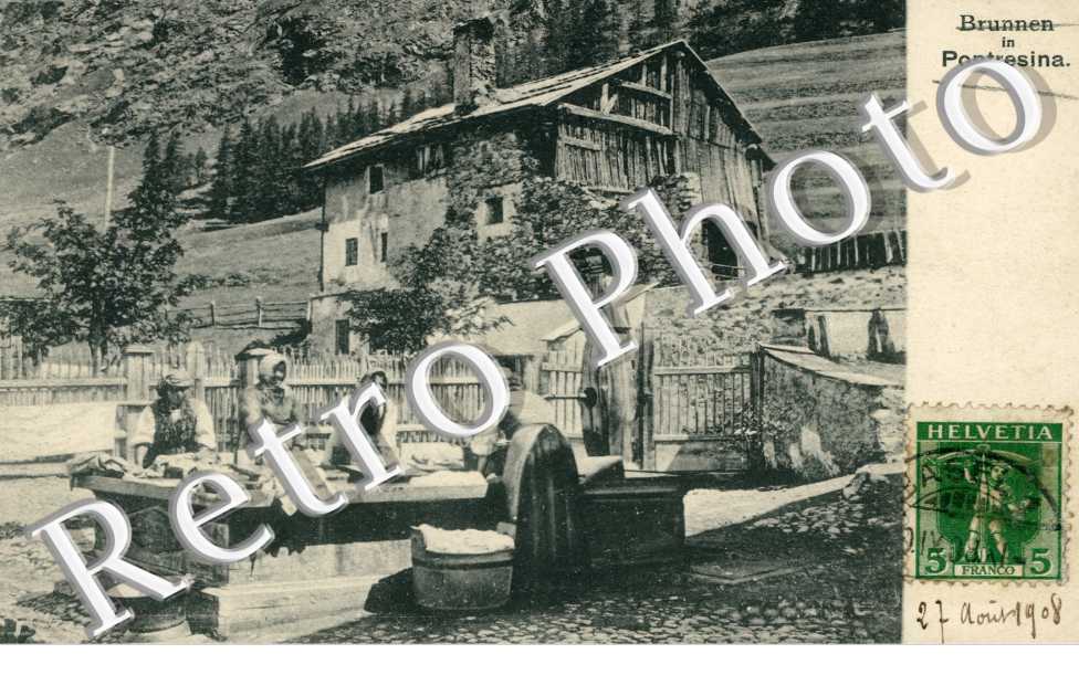Brunnen in Pontresina