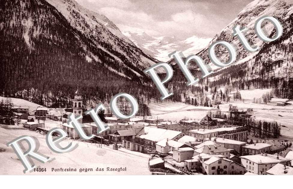 Pontresina gegen das Rosegtal