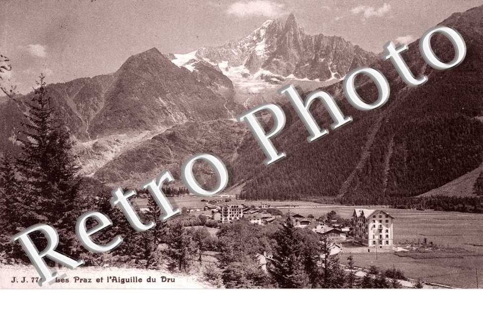 Les Praz et l'Aiguille du Dru