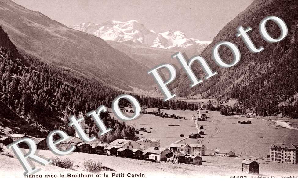 Randa avec Breithorn et le Petit Cervin