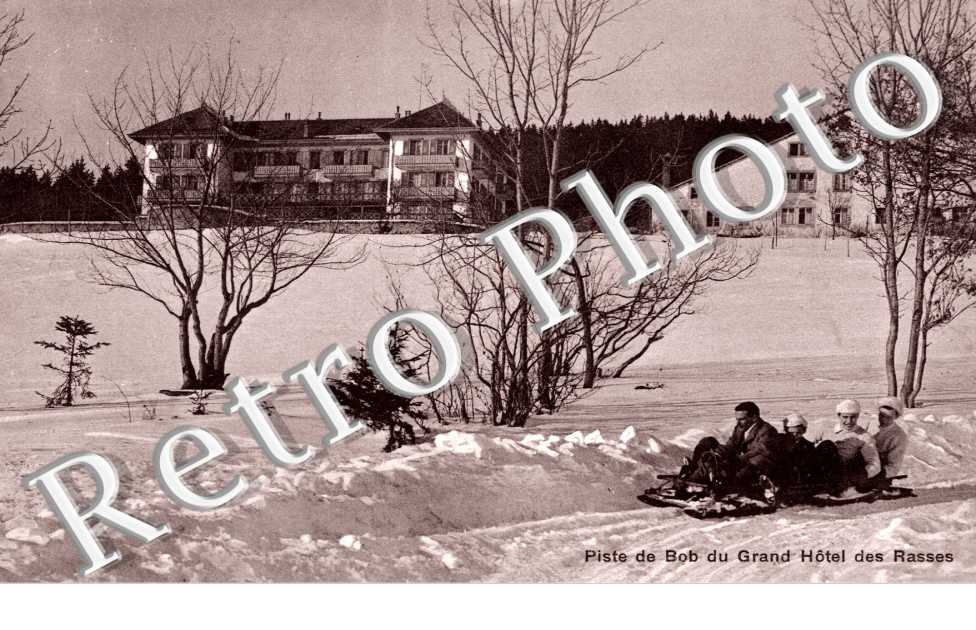 Piste de Bob du grand hotel des Rasses