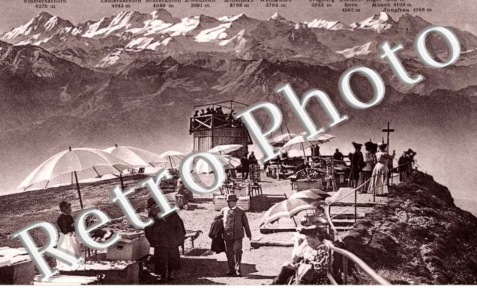 Die alpen, Les Alpes vue genenerale