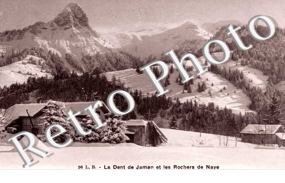 La dent de Jaman et les rochers de Naye