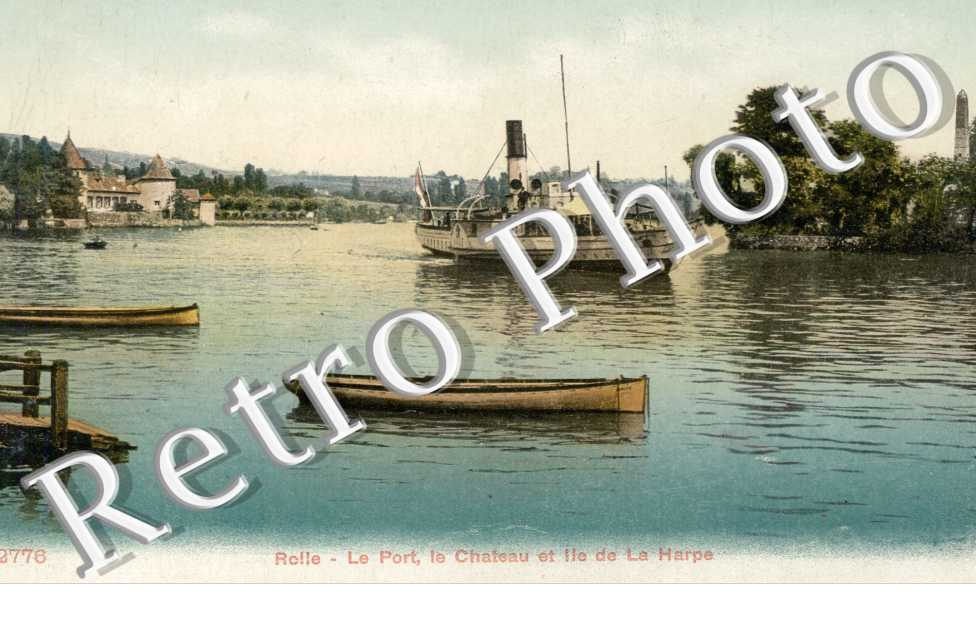 Le Port, le Château et Ile de la Harpe