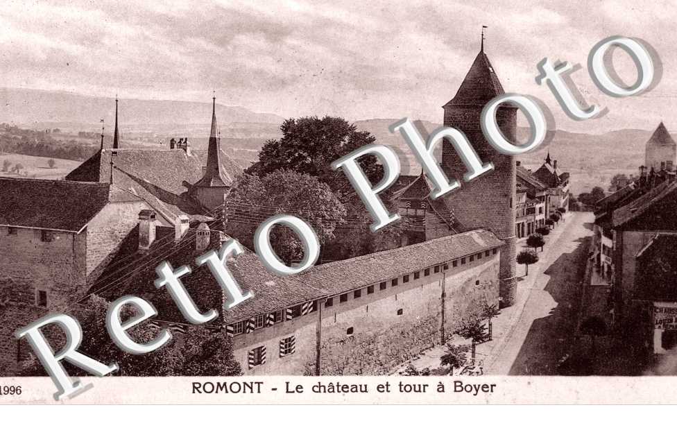 Le chateau et tour a Boyer
