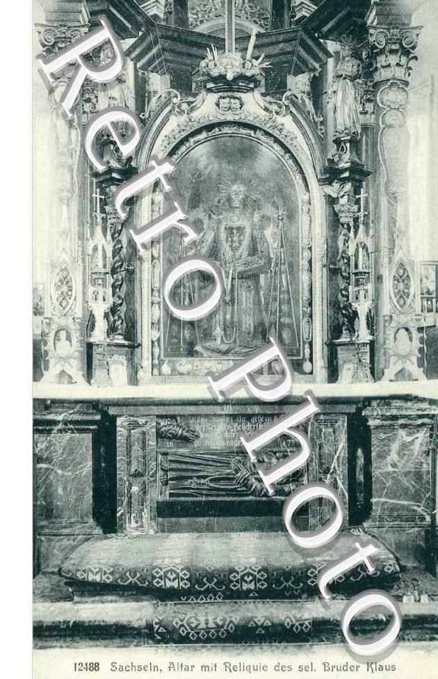 altar mit Reliquie des Sel. Bruder Klaus