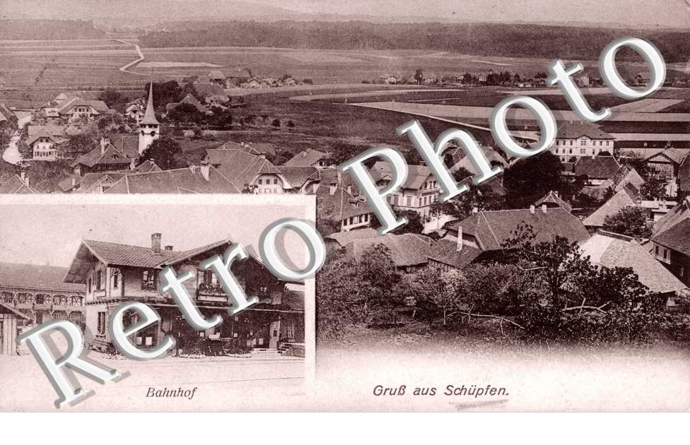 Bahnhof, Gruss aus Schupfen