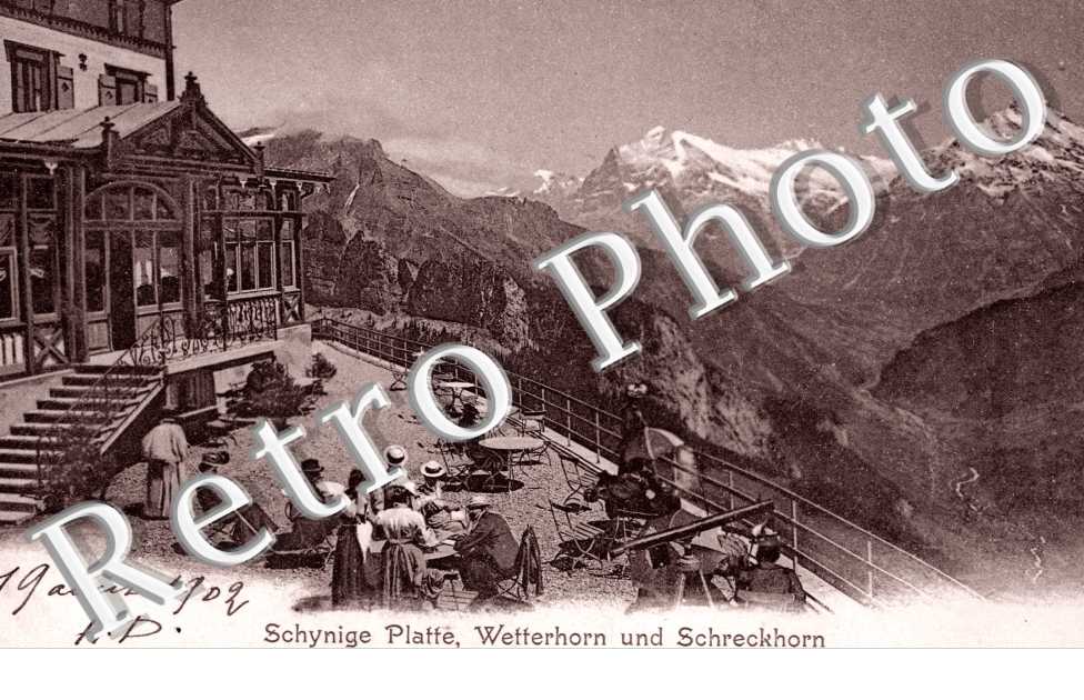 Schynige Platte, Wetterhorn und Schreckhorn