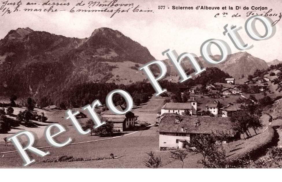 Sciernes d'Albeuve et la Dent de Corjon
