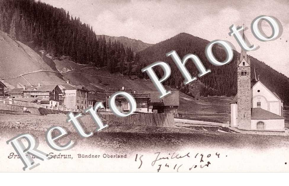 Gruss aus Sedrun, Bundner Oberland