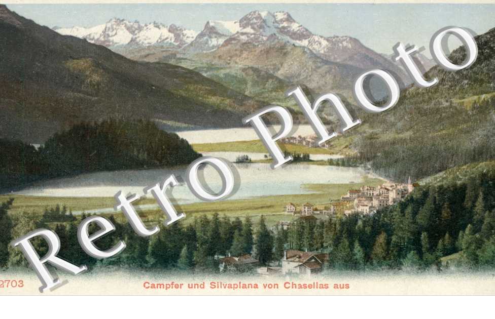 campfer und Silvaplana von Chasellas aus