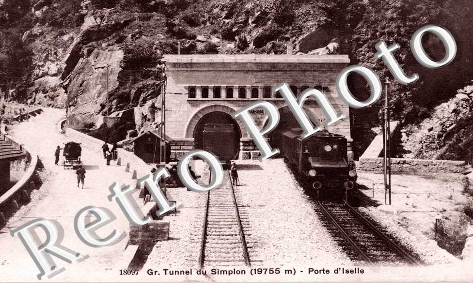Gr. Tunnel du Simplon - porte d'Iselle