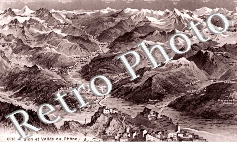 Sion et vallee du Rhone