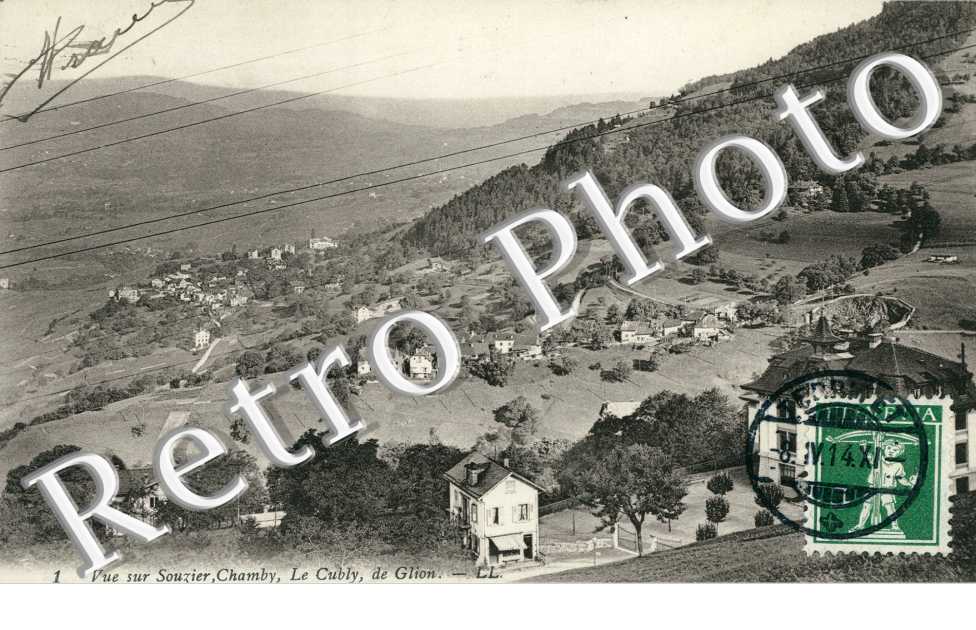 Vue sur Wouzier, Chambly, Le Cubly de Glion