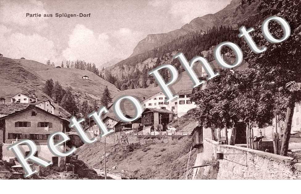 Partie aus Splugen-Dorf
