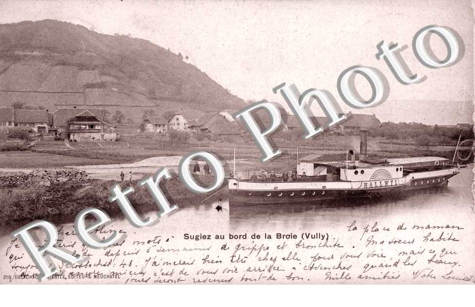 Sugiez au bord de la Broie, Vully