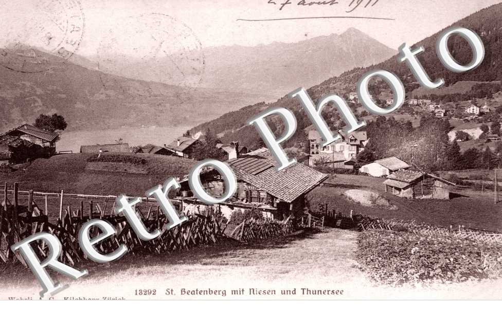 Saint-Beatenberg mit Niesen und Thunersee