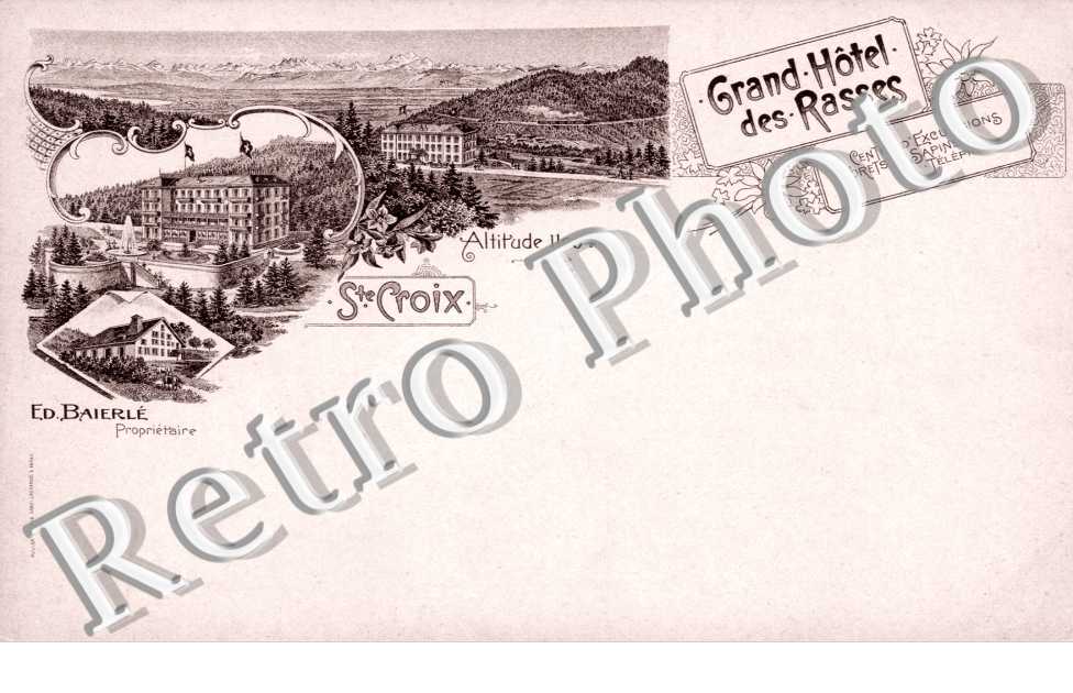 grand hotel des Rasses - Ed Baierle Proprietaire