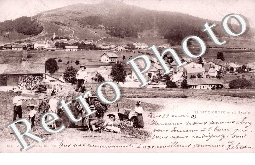 Sainte-Croix et la Sagne, Vue Panoramique