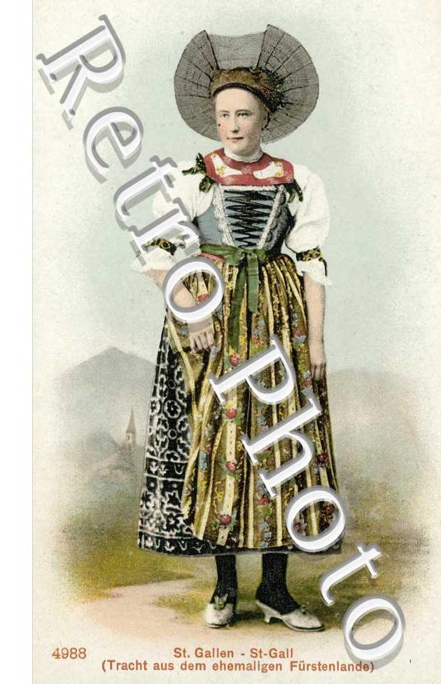 Costume du canton de St Gall