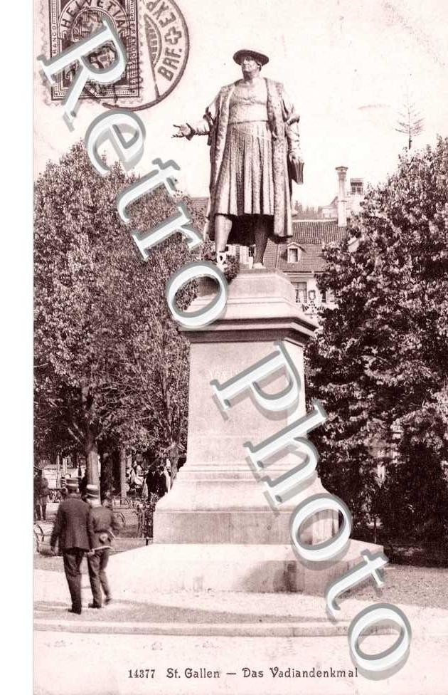 Das Vadiandenkmal. Le monument de Vadia