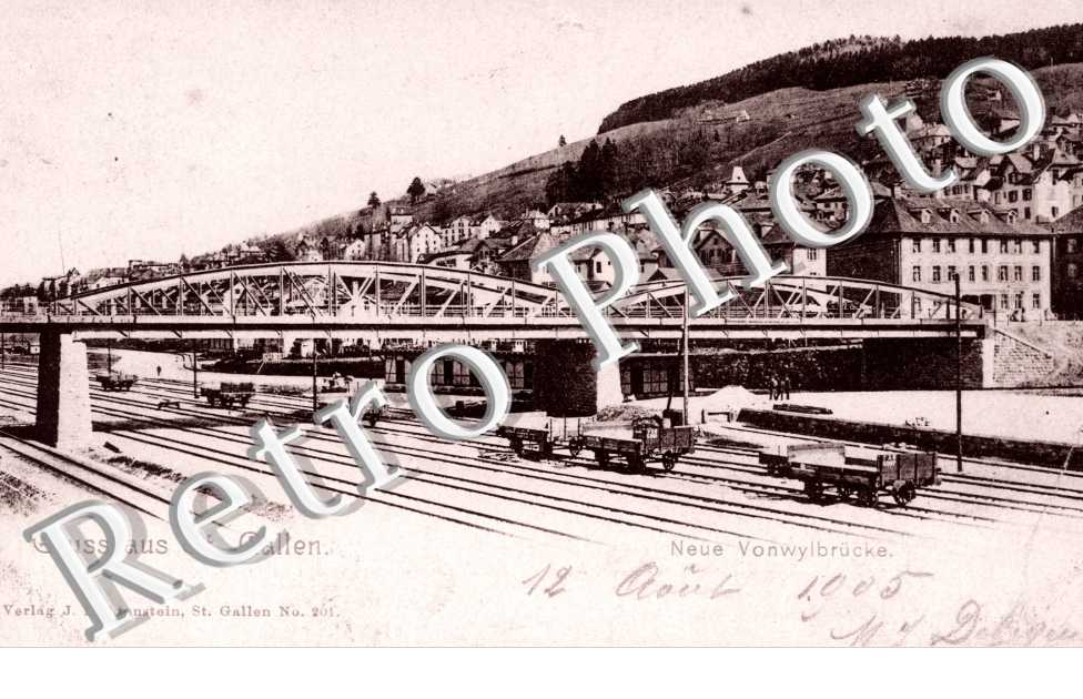 Gruss aus St. Gallen - Neue Vonwylbrucke