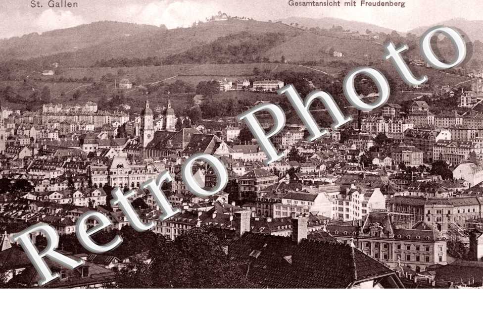 Gesamtansicht mit Freudenberg. Vue generale avec Freudenberg