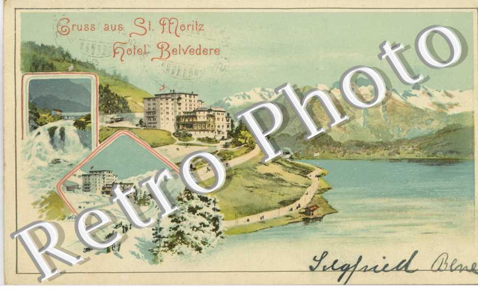 Gruss aus St Moritz - hotel Belvedere