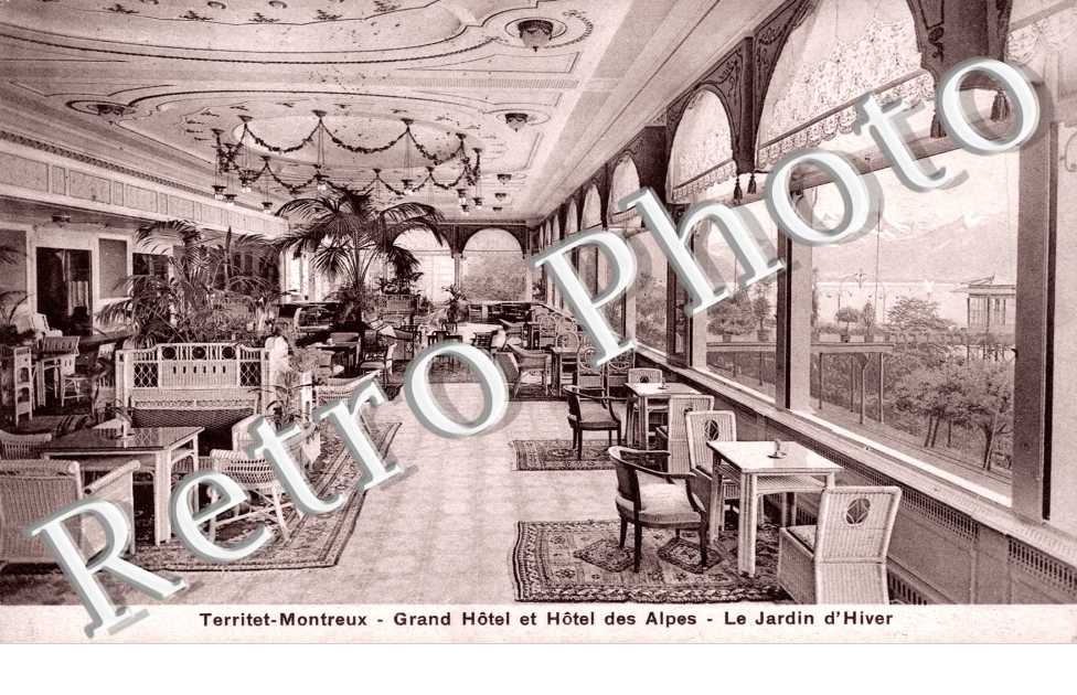 Grand hotel et hotel des alpes - le jardin d'hiver