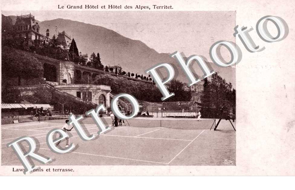 Grand hotel et hotel des alpes - Lawn tennis et terrasse