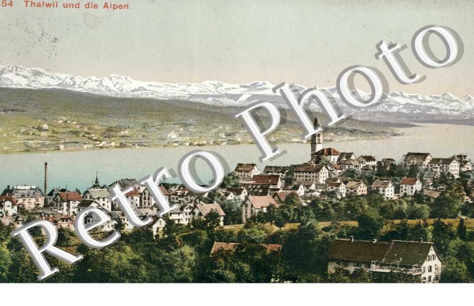 Thalwil und die Alpen