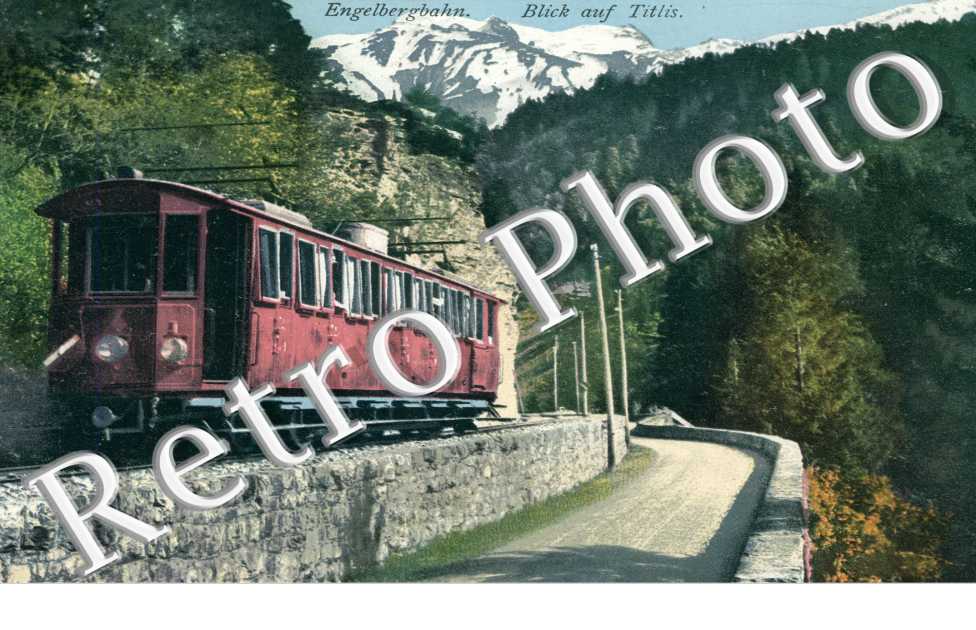 Engelbergbahn, Blick auf Titlis