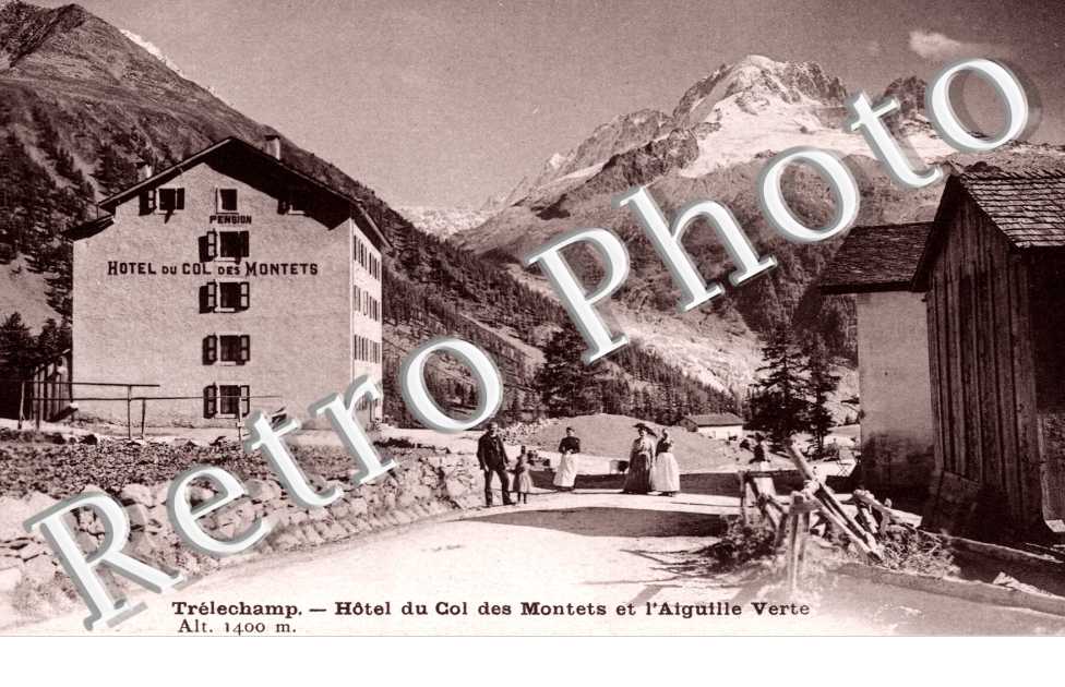 Hotel du Col des Montets et l'Aiguille Verte
