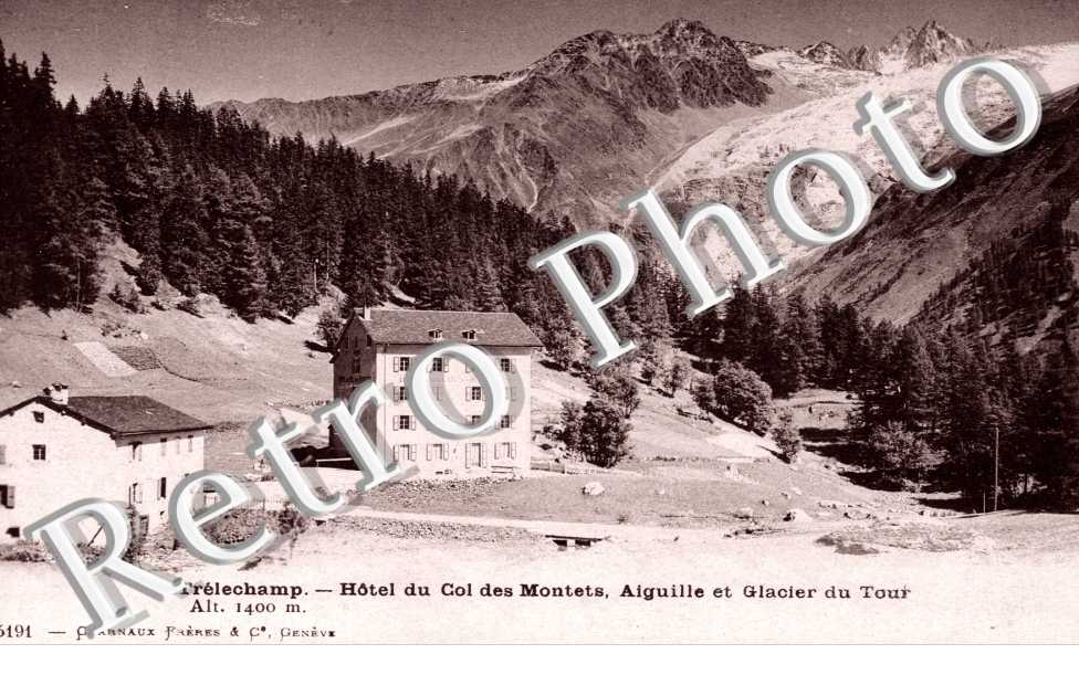 Hotel du Col des Montets Aiguille et glacier du Tour