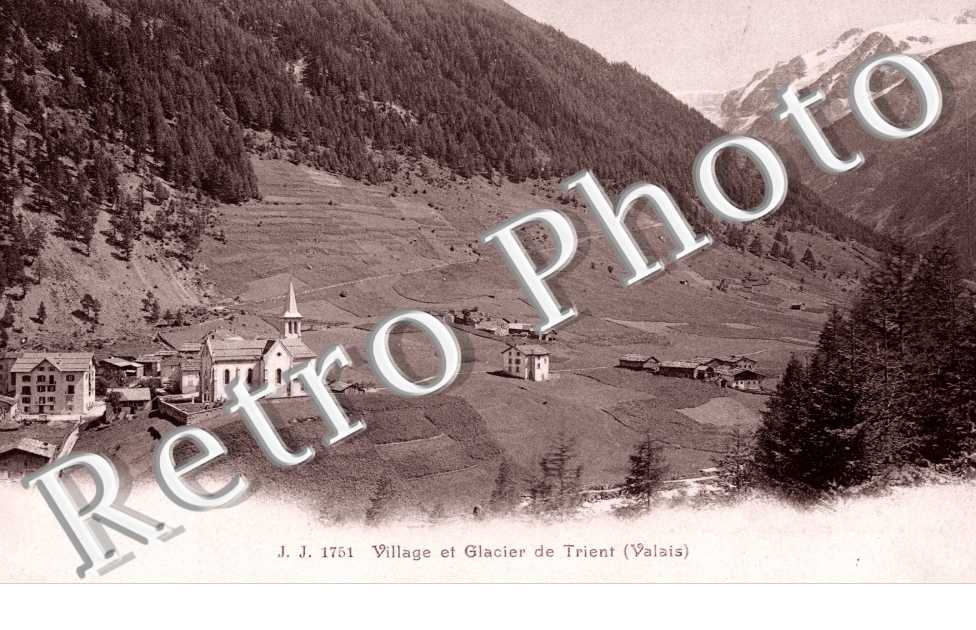 (village et glacier du Trient)