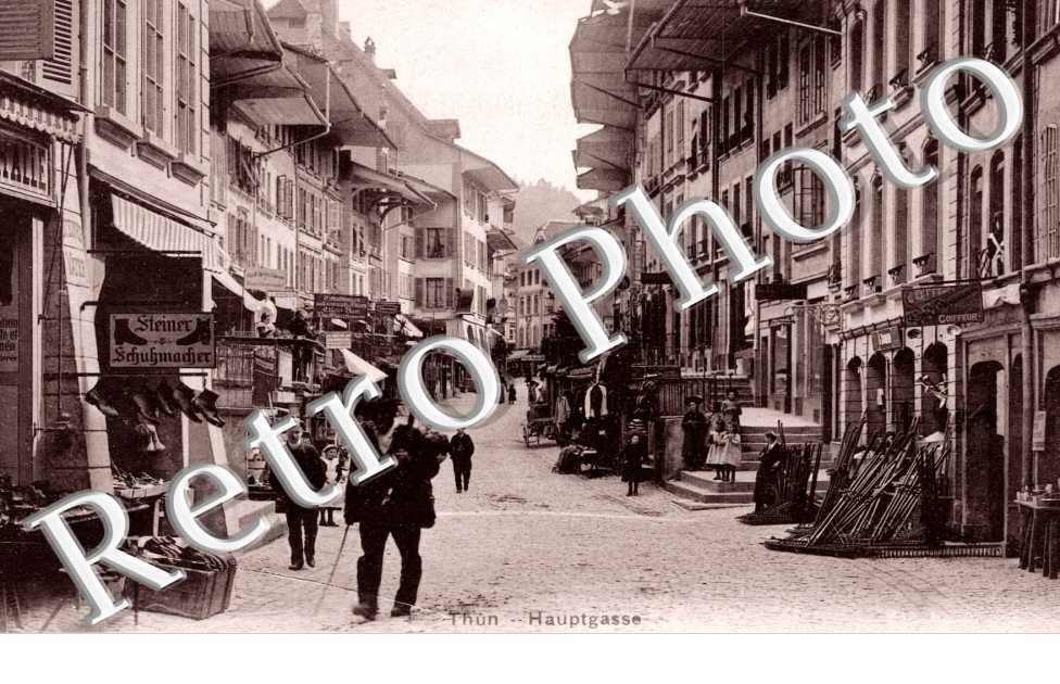 Hauptgasse. Gesamtansicht.  Vue generale