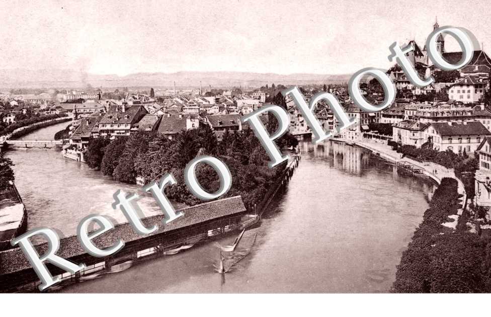Thun vom Thurnerhof gesehen. Thun vu du Thurnerhof