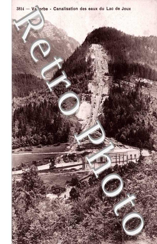 Vallorbe, Canalisation des eaux du Lac de Joux