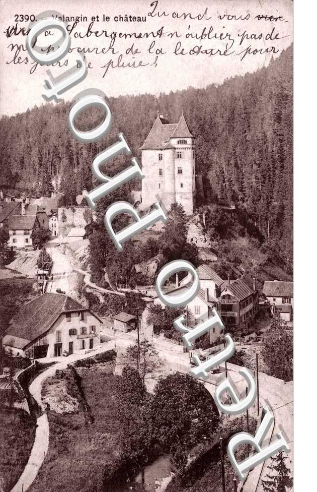 Valangin et le Chateau