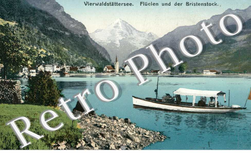 Vierwaldstattersee - Fluelen und der Bristenstock