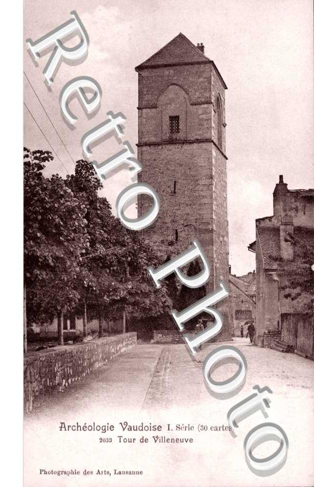 Tour de Villeneuve - Archeologie Vaudoise
