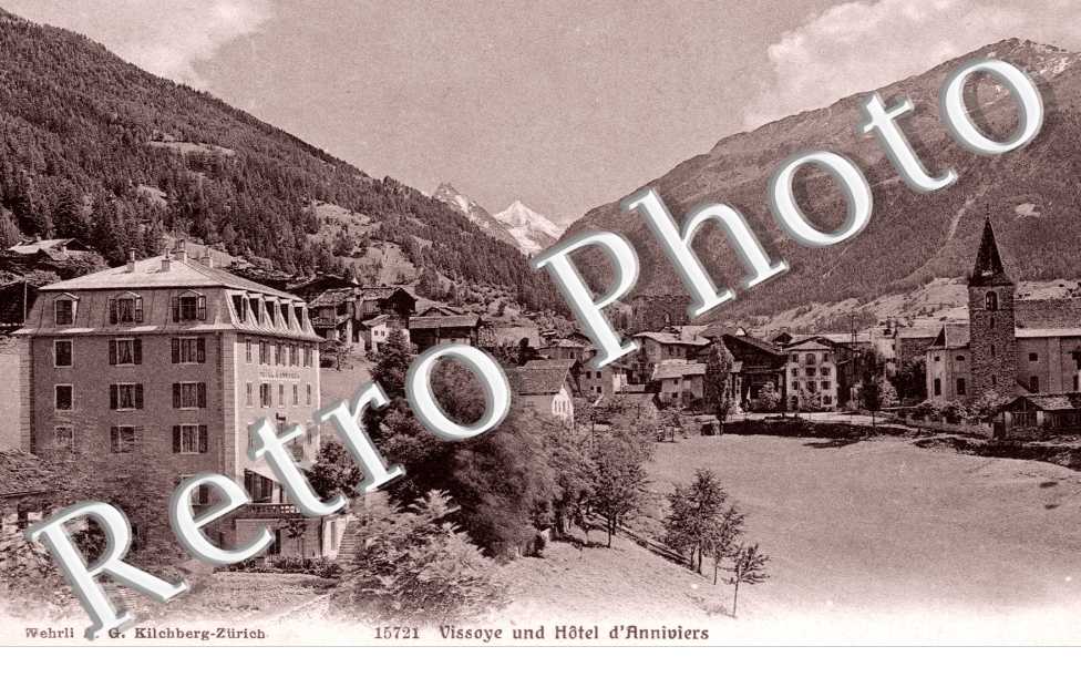 Vissoye und Hotel d'Anniviers