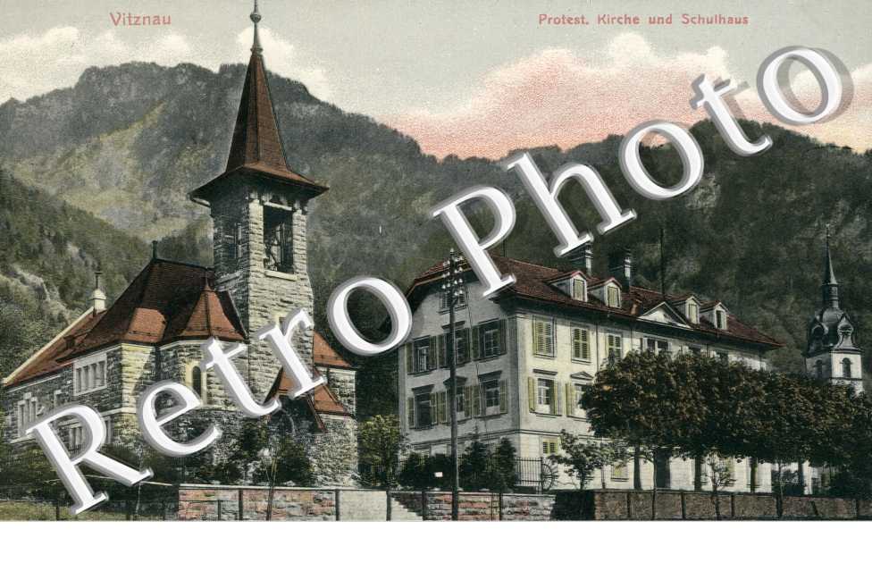 Protest. Kirche und Schulhaus