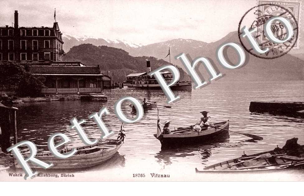Des Barques sur le Lac