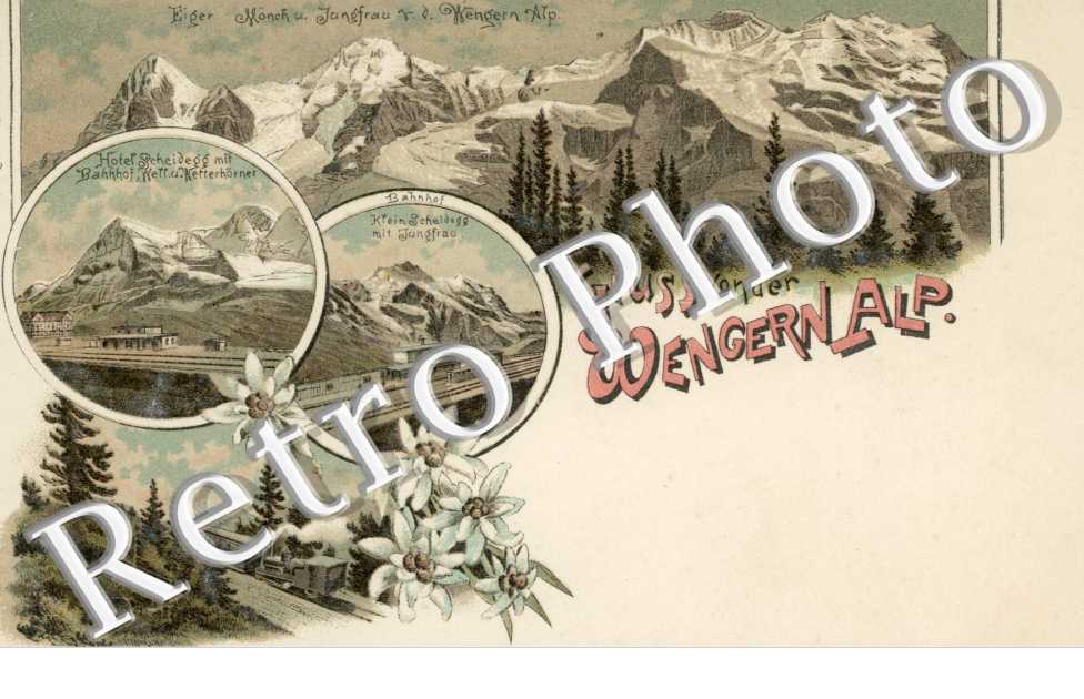 Gruss von der Wengernalp