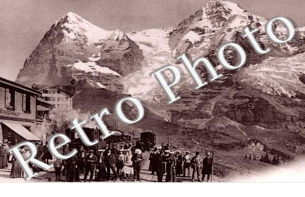 Wengernalp, Station mit Eiger und Monch