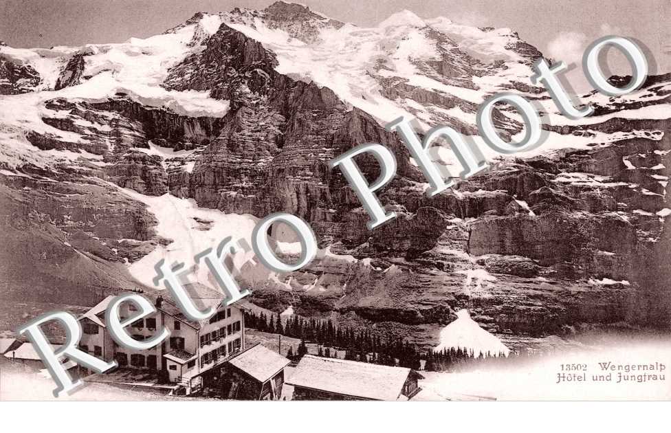 Wengernalp, Hotel und Jungfrau