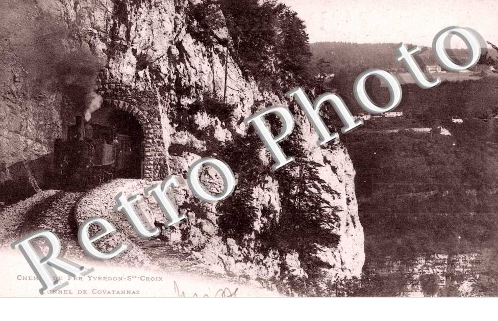 Chemin de fer Yverdon Ste Croix - Tunel de Covatannaz